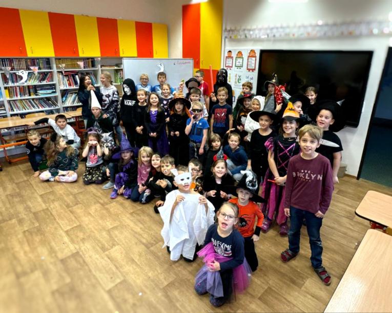 Halloweenská párty v družině